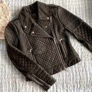 Joe’s Quilted moto leather jacket